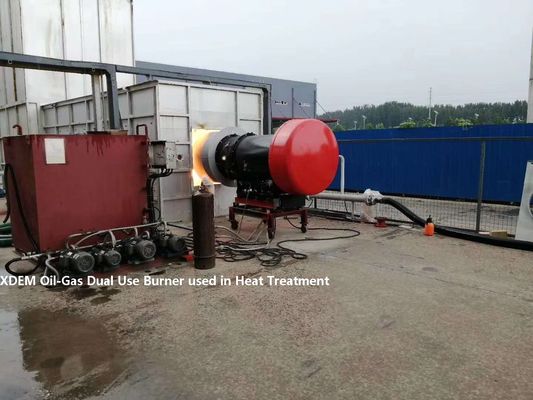 Bruciatore di Asphalt Plant Plc Dual Fuel del gas di olio