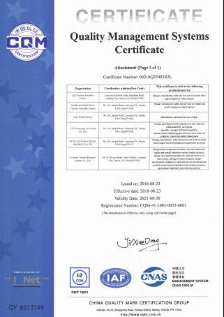 Porcellana Nanyang Xinda Electro-Mechanical Co., Ltd. Certificazioni
