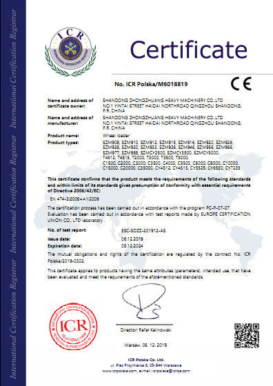 Porcellana Nanyang Xinda Electro-Mechanical Co., Ltd. Certificazioni