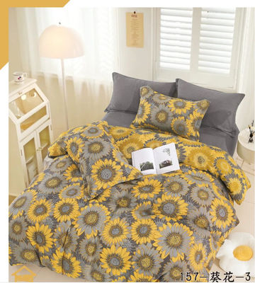 Pre-rottura di cotone colore di moda Jacquard Set biancheria da letto copertura di copriletto lenzuola