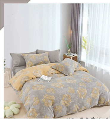 Color Jacquard Tessuto di cotone per la casa Set di lenzuola tessile personalizzato