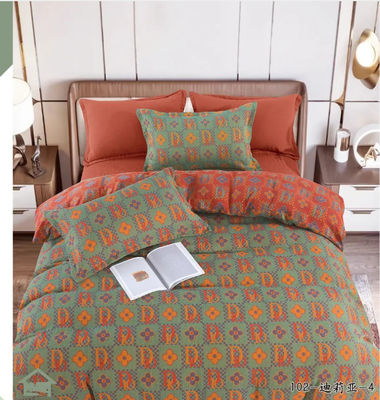 Colore di cotone naturale 100% Tessitura utensili per la casa Lenzuola tessile Lenzuola da letto