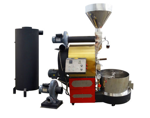 tostacaffè del gas di capacità 0.35kg/Hr di 304ss 3kg con il vassoio di raffreddamento del caffè