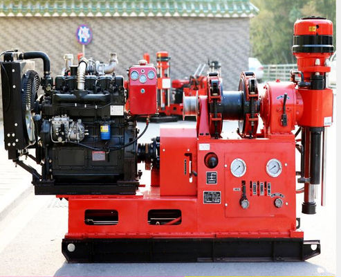 Impianto di perforazione di carotaggio geologico rotatorio del mandrino GXY-360 Profondità massima di 500 m Macchina per trapano esplorativo di ingegneria idraulica per carotaggio di rocce Pozzo d'acqua che stucca l'attrezzatura per l'indagine ferroviaria dell'autostrada