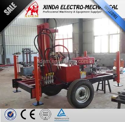 YZ50-150H Hydraulic Diesel Water Well Drilling Machine Optional Wheel/Crawler Chassis 210m Deep Boring Hole Drilling Rig Max 400mm Diametro Variabile velocità attrezzatura per la perforazione dell'acqua per l'irrigazione agricola