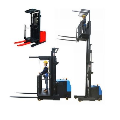 1.5 tonnellate 3m 5,5m altezza carrello elevatore stand up camion selezionatore ordini