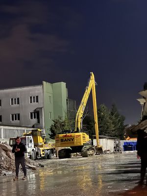 Fabbrica OEM Estensione Long Reach Boom Arm 20-50T Escavatore Long Boom Caterpillar Komastu Volvo Con Rock Hydraulic Break