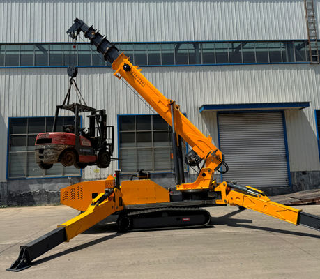 XDEM 8T 5T 3T Telescopica gru a spinta attrezzatura di sollevamento mobile gru ragno diesel e elettrica doppia potenza