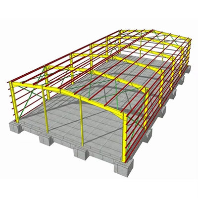 XDEM struttura in acciaio leggera prefabbricata magazzino laboratorio di produzione fabbricante di capannoni da pollo