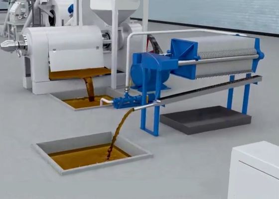 XDEM Palm Kernel Shell Peeling Crushing Oil Press Machine Automatic Palm Nut Cracking and Separating System (Sistema automatico di rottura e separazione delle noci di palma)