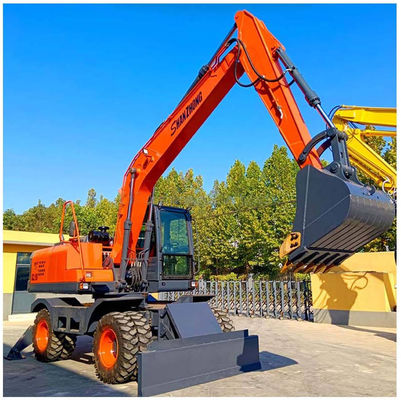 Fabbrica di buona qualità 18tone escavatore a ruote SZL180 SHANZHONG scavatore idraulico