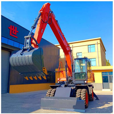 Fabbrica di buona qualità 18tone escavatore a ruote SZL180 SHANZHONG scavatore idraulico