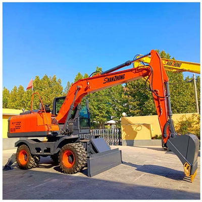 Fabbrica di buona qualità 18tone escavatore a ruote SZL180 SHANZHONG scavatore idraulico