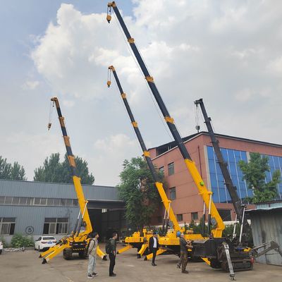 Apparecchiature da costruzione Boom telescopico da 1 a 8 tonnellate Granate a ragno Potenza elettrica doppia