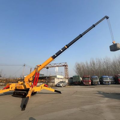 Apparecchiature da costruzione Boom telescopico da 1 a 8 tonnellate Granate a ragno Potenza elettrica doppia