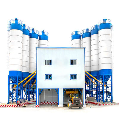 HZS60 60M3H 110kw impianto di confezionamento di cemento centrale commerciale con miscelatore