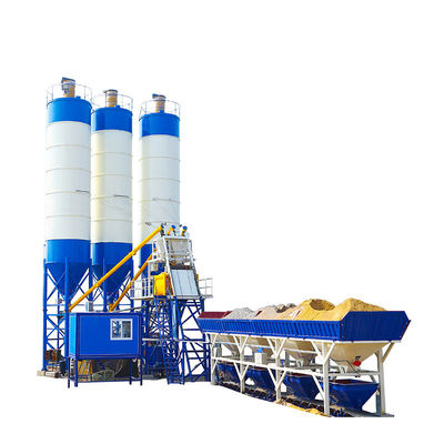 HZS60 60M3H 110kw impianto di confezionamento di cemento centrale commerciale con miscelatore