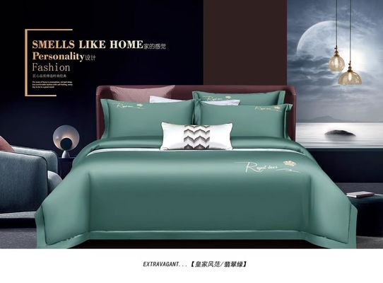 Lussureggiante copertura di cotone egiziano per coperte Set di biancheria da letto