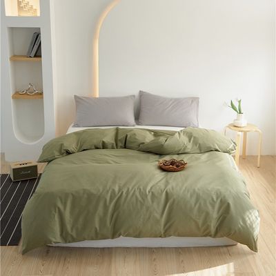 Sentimento liscio e morbido 100% cotone copertura copriletto biancheria da letto set di cotone puro taglia personalizzata