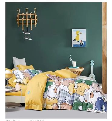 Nuovo design 100% cotone Reattivo Stampa copertura di copriletto Set di biancheria da letto di alta qualità dimensione personalizzata