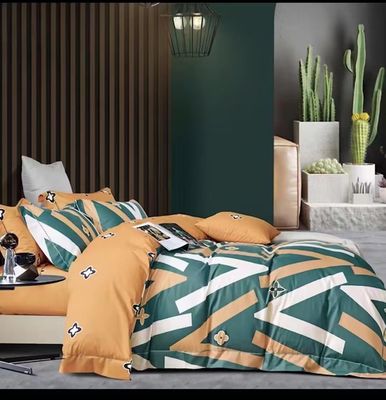 Puri di cotone Reattivo Stampa copertura di copriletto Set biancheria da letto per la casa biancheria da letto