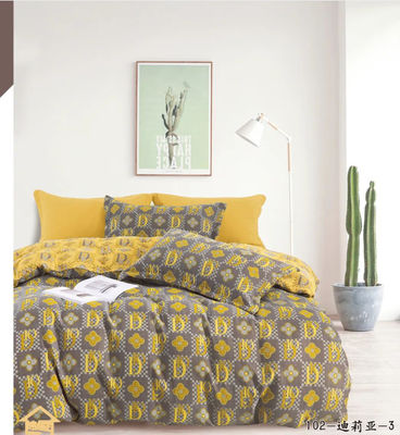 Set di biancheria da letto in cotone a colori europei Jacquard