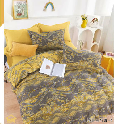 Pelle di cotone pettinato, tessitura doppia Jacquard, copertura di copriletto, cuscino, custodia, foglio montato