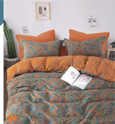 Colore naturale di cotone puro tessitura di giacca di letto di taglia personalizzata giacca di letto set