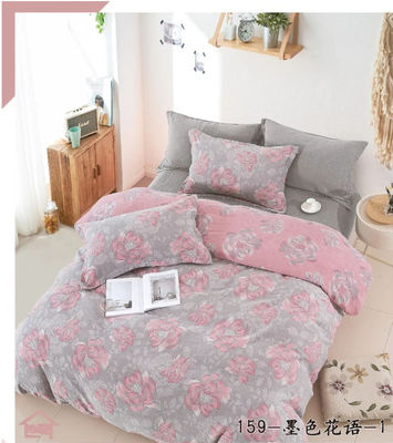 Customized 100% Double Jacquard Lavato Colore di cotone Tessitura Letto Set Copertina