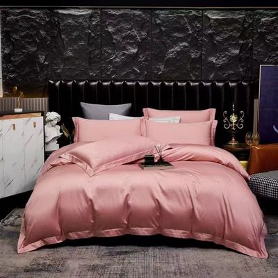 100S cotone egiziano ricamo copertura copriletto biancheria da letto set casa prodotto tessile taglia personalizzata