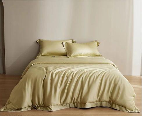 Solid Color 100S Lenzing Tencel Copertura di copriletto Set di biancheria da letto per la casa Prodotto tessile Dimensioni personalizzate