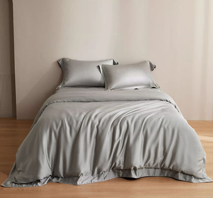 Solid Color 100S Lenzing Tencel Copertura di copriletto Set di biancheria da letto per la casa Prodotto tessile Dimensioni personalizzate