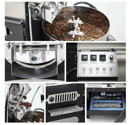 Nuovo disegno Certificato CE 10kg 12kg Tostatore di caffè automatico Tostatore industriale di caffè