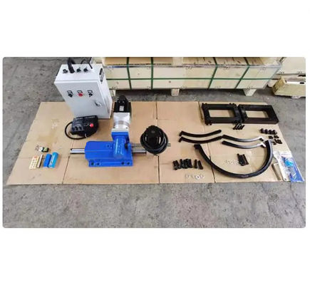 Macchina portatile per ripiegare in loco Perforazione e ripiegamento di fori retti Riparazione di cantieri navali in acciaio rame in acciaio inossidabile LTJ-45 LTJ-60
