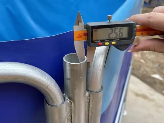 XDEM Agricoltura Pieghevoli vasche quadrate in PVC Tarpaulin Culture Square Fish Pond Forma rettangolare per l'uso in piscicoltura