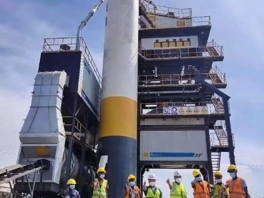 80 t/h impianto mobile di batchamento dell'asfalto impianto di miscelazione dell'asfalto cinese ad alta efficienza