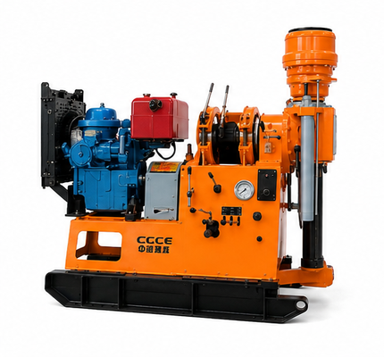 XDEM Chongtan XY-2B Tipo di fusione Core Drilling Rig 530m Geological Exploration Drilling Machine Max 300mm Foratura pozzo di acqua Grouting Micro Pile Drill Rig Con Diesel & elettrico doppia potenza