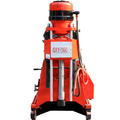 Impianto di perforazione di carotaggio geologico rotatorio del mandrino GXY-360 Profondità massima di 500 m Macchina per trapano esplorativo di ingegneria idraulica per carotaggio di rocce Pozzo d'acqua che stucca l'attrezzatura per l'indagine ferroviaria dell'autostrada