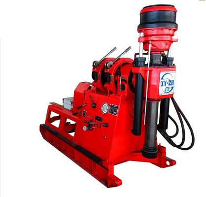 XDEM Chongtan XY-2B Tipo di fusione Core Drilling Rig 530m Geological Exploration Drilling Machine Max 300mm Foratura pozzo di acqua Grouting Micro Pile Drill Rig Con Diesel & elettrico doppia potenza