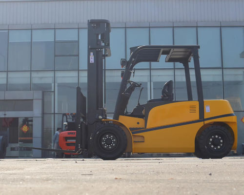 Ecologico XDEM carrello elevatore da 5000 kg capacità di carico batteria elettrica con cambio laterale e optional duplex mast