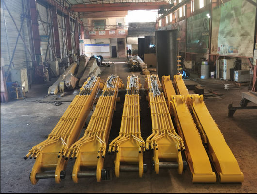 OEM 18-22m Extension Excavator Long Reach Boom Arm Per l'escavatore 20-50T Long Boom Personalizzazione