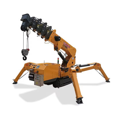 Apparecchiature da costruzione Boom telescopico da 1 a 8 tonnellate Granate a ragno Potenza elettrica doppia