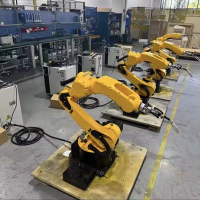Braccio robotico industriale a 6 assi per saldatura MIG in acciaio inossidabile, carico utile 10 kg, sbraccio 1700 mm, robot automatico a 6 assi per saldatura