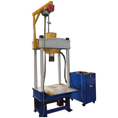 Macchina per lo smontaggio della molla del regolatore dell'escavatore Komatsu Macchina per lo smontaggio della pressa mobile del piano di lavoro mobile 200T Pressa per perni della pista della macchina della pressa idraulica