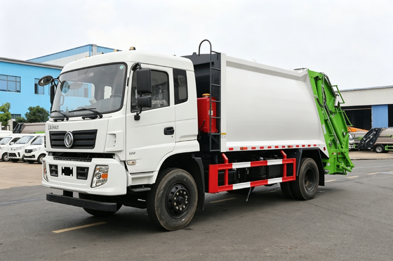 camion del compattatore di rifiuti 12m3, veicolo residuo del compattatore 190HP