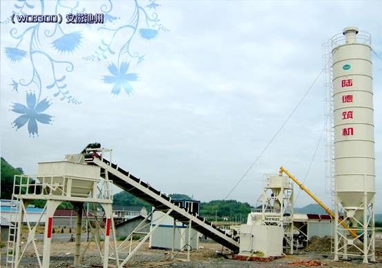 impianto di miscelazione del cemento del suolo 85kW, stazione di miscela di calcestruzzo 300t/H