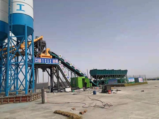 Metro concreto della centrale di betonaggio 60cubic del cellulare di XDEM HZS60 all'ora